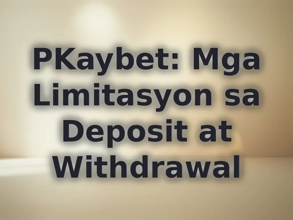 Transaction limits guide